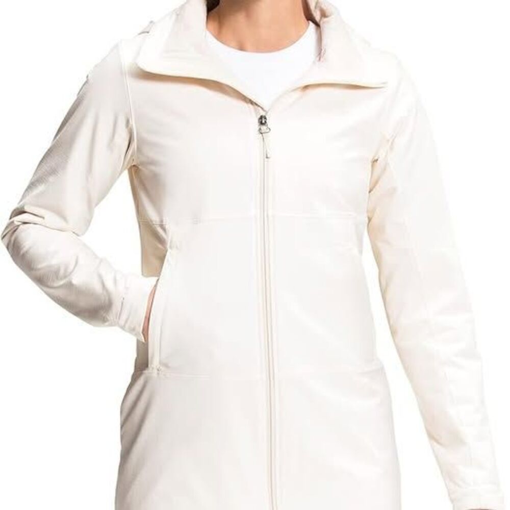 The North Face Shelbe Raschel Parka-Length w/Hood Gardenia White Heather XL